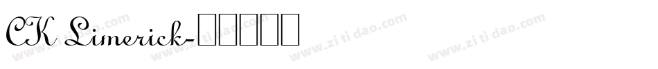 CK Limerick字体转换